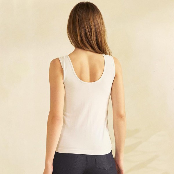 Reversible U-V Neck Modal Tank Top (6-Pack)

- Seamless
- Soft & Stretchy 
- 90% Modal / 10% Spandex 