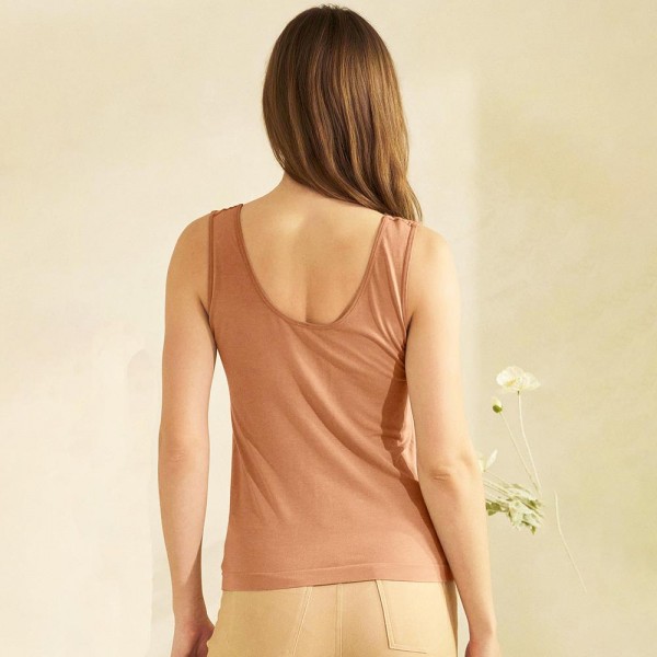 Reversible U-V Neck Modal Tank Top (6-Pack)

- Seamless
- Soft & Stretchy 
- 90% Modal / 10% Spandex 