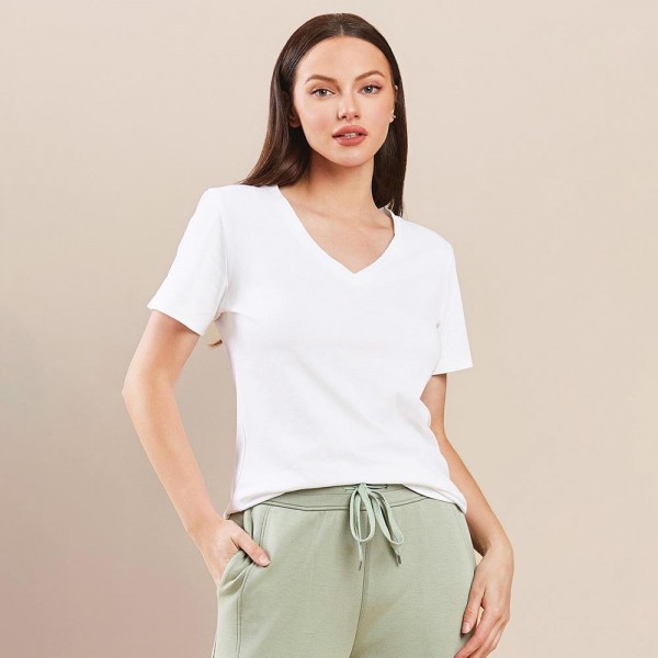 V- Neck T Shirt (6-Pack)

- Relaxed Straight Silhouette 
- 100% Cotton 