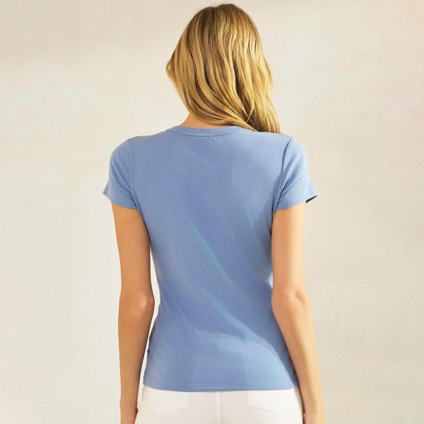 U-Neck Shirt Sleeve T-Shirt (6-Pack)

- Body Hugging Silhouette
- Comfortable & Breathable 
- 92% Cotton / 8% Spandex