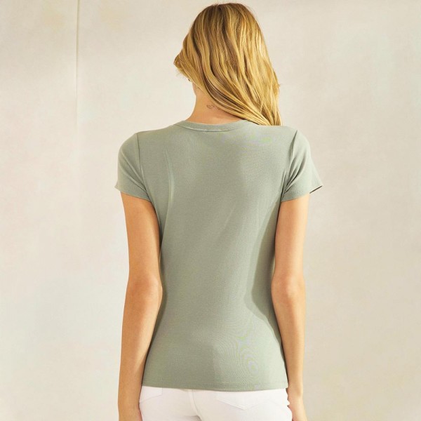 U-Neck Shirt Sleeve T-Shirt (6-Pack)

- Body Hugging Silhouette
- Comfortable & Breathable 
- 92% Cotton / 8% Spandex