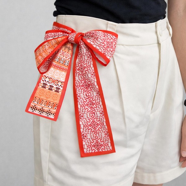 Do Everything In Love Double Sided Aztec Print Skinny Scarf

- Multi-Use: Scarf, Hair Bow, Bag Tie ETC
- Approximately 47" L X 3" W
- 100% Polyester