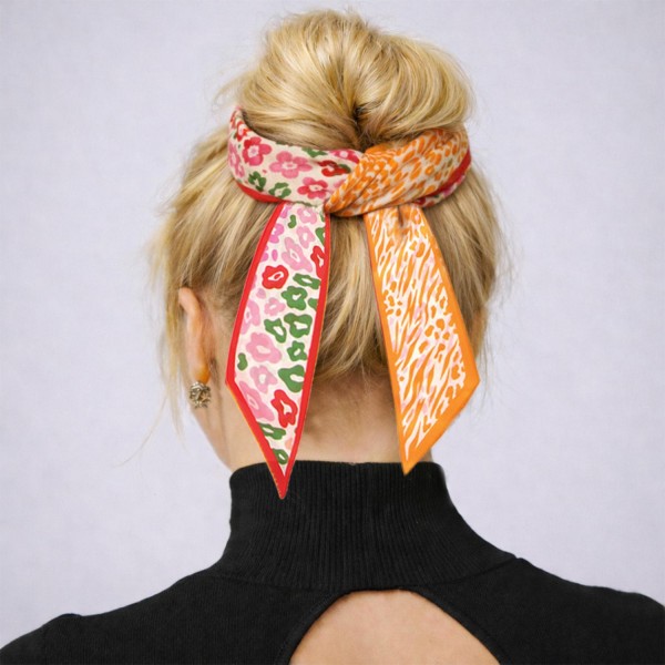 Do Everything In Love Leopard Print Skinny Scarf

- Multi-Use: Scarf, Hair Bow, Bag Tie ETC
- Approximately 35" L X 2" W
- 100% Polyester