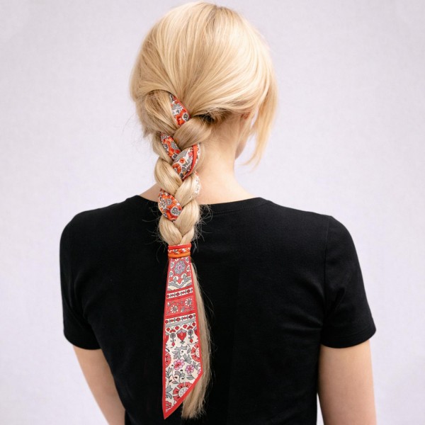 Do Everything In Love Floral Print Skinny Scarf

- Multi-Use: Scarf, Hair Bow, Bag Tie ETC
- Approximately 35" L X 2" W
- 100% Polyester