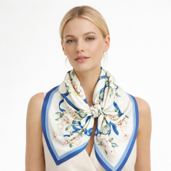 Do Everything In Love Floral Print Bandana Scarf

- Multi-Use: Scarf, Bandana, Bag Tie ETC
- Approximately 27.6" L X 27.6" W
- 100% Polyester