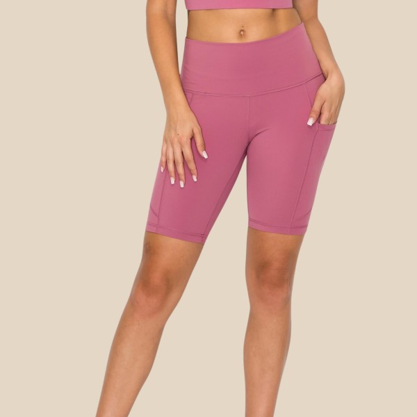 Activewear Biker Shorts (6-Pack)

- Flattening Elasticized Waistband
- Side Pocket For Phone 
- Curve Enhancing 
- Stretchy & Comfortable 
- Perfect For High & Low Intensity Workouts 
- 75% Nylon / 25% Spandex  