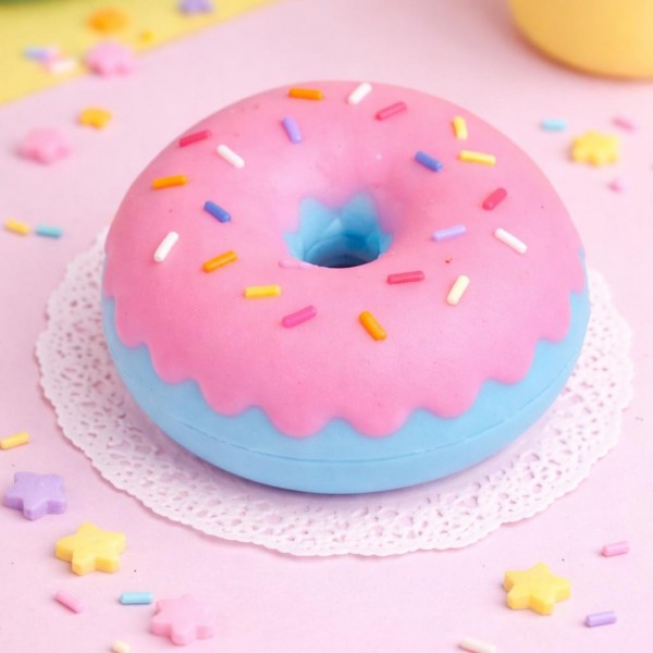 Donut Squishy Toy

Fun novelty squishy toy designed as a frosted donut.

- Ages 3+
- Approximately 3" L