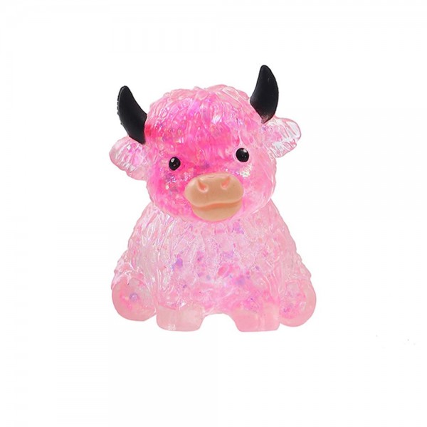 Blue Glitter Cow Squishy Toy

Adorable novelty squishy toy featuring a cow design.

- Ages 3+
- Approximately 3" L