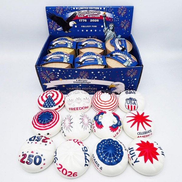 This assorted planet and galaxy squishy ball display set is a ready-to-sell counter display that practically sells itself. Each dome-shaped squeeze ball features a unique cosmic or novelty print. Made from slow-rise foam with a smooth tactile finish, these satisfying stress toys appeal to space fans and kids of all ages. Sold as a filled display unit, this effortless counter display drives impulse purchases and keeps customers coming back for the next collectible design.