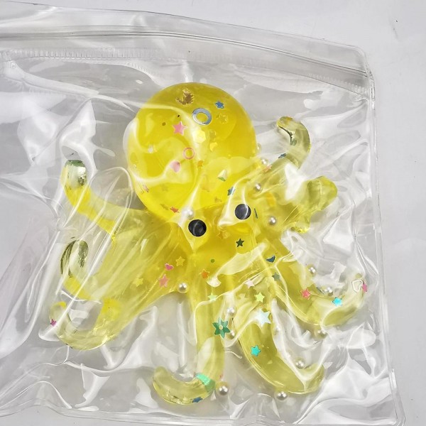 This translucent jelly octopus is a wiggly, tactile novelty toy that customers of all ages love. Made from a soft, stretchy gel material with a squishy, flexible body and dangling tentacles, it delivers a uniquely satisfying sensory experience. The see-through finish gives it a fun, eye-catching look on display. Perfect for novelty boutiques, toy retailers, and gift shops — it drives impulse purchases and excites customers on contact. A must-have for any squishy and novelty toy assortment.