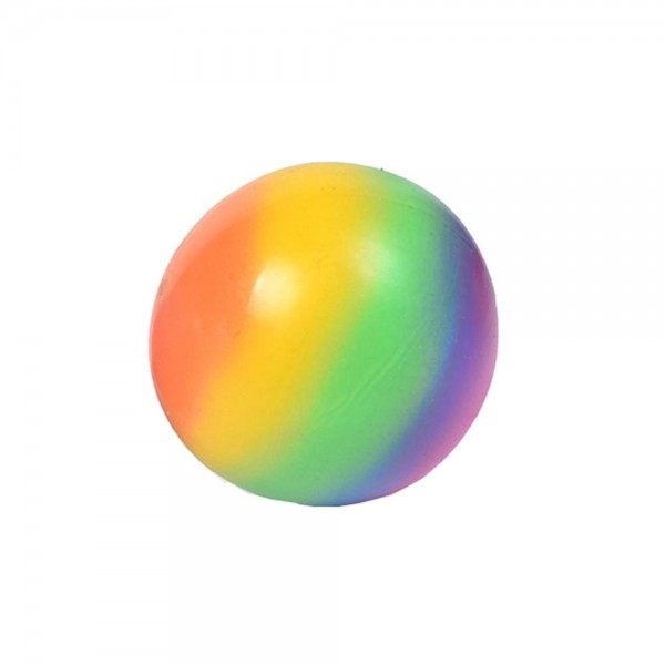 This rainbow gradient squishy stress ball is a tactile crowd-pleaser with bold visual appeal. Smooth and round with a seamless ombre finish that blends vivid hues, it is crafted from slow-rise foam for a satisfying, palm-filling squeeze. An ideal fidget tool and stress reliever for kids and adults alike, it sells on sight as an impulse buy. A natural fit for toy boutiques, gift shops, and novelty assortments — displays beautifully in bulk bins or bowl setups and drives strong repeat sales.