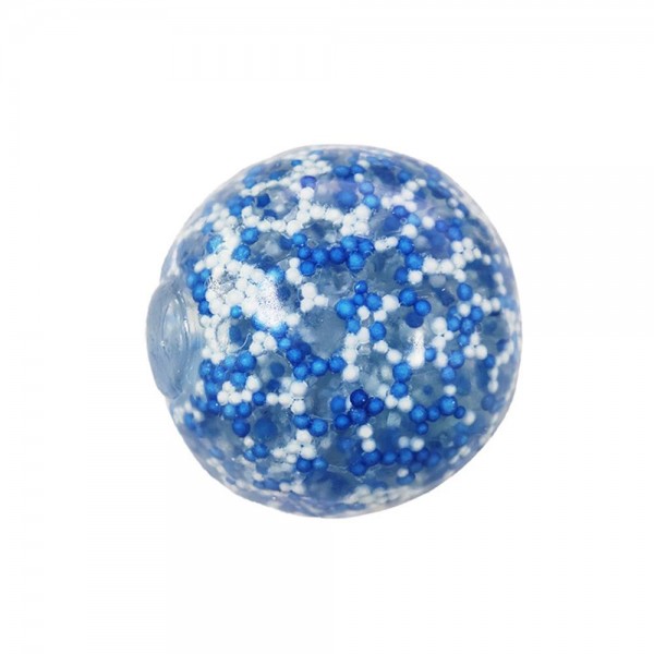 This crackle-finish squishy stress ball is a tactile novelty that stands out on any shelf. Featuring a distinctive textured surface with a satisfying matte crinkle look and feel, it is made from slow-rise foam for a soft, palm-sized squeeze. The unique texture adds sensory interest that plain stress balls lack, making it a natural upgrade sell for any squishy assortment. Perfect for novelty gift boutiques, toy shops, and fidget displays — strong visual shelf presence and repeat purchase appeal.