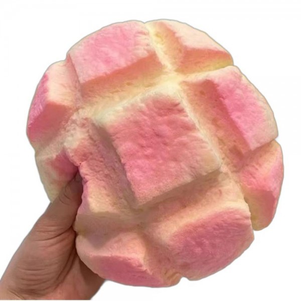 This melon pan squishy toy is a kawaii bakery novelty that customers cannot resist picking up. Modeled after the beloved Japanese sweet bread roll with its signature criss-cross scored top, it is crafted from slow-rise memory foam that feels pillowy soft and realistic to the touch. A charming gift boutique staple that appeals to baking enthusiasts, kawaii fans, and novelty collectors alike. Easy to merchandise and quick to sell — a reliable performer in gift and novelty retail settings.