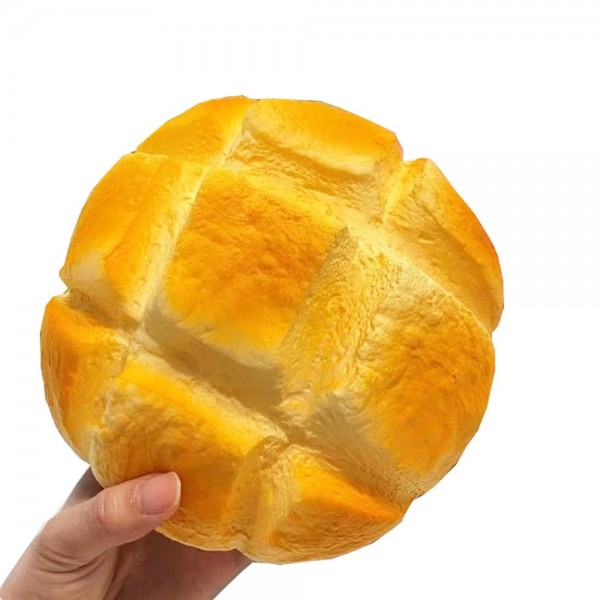 This melon pan squishy toy is a kawaii bakery novelty that customers cannot resist picking up. Modeled after the beloved Japanese sweet bread roll with its signature criss-cross scored top, it is crafted from slow-rise memory foam that feels pillowy soft and realistic to the touch. A charming gift boutique staple that appeals to baking enthusiasts, kawaii fans, and novelty collectors alike. Easy to merchandise and quick to sell — a reliable performer in gift and novelty retail settings.