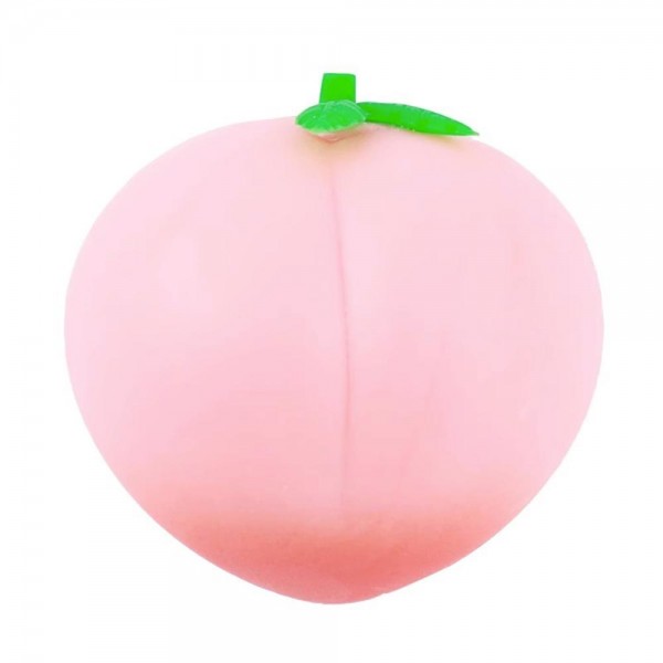 This peach squishy toy is a sweet, fruit-inspired novelty that customers love to squeeze. Shaped like a plump, round stone fruit with a realistic molded crease and tiny stem detail, it is crafted from slow-rise memory foam with a smooth, skin-soft finish. Lightweight and palm-sized, it makes an adorable stress reliever, impulse gift, or stocking stuffer. A natural fit for gift boutiques, summer novelty assortments, and food-themed gift sections — displays well in any format and sells consistently.