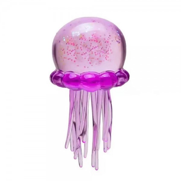 This jellyfish squishy toy is an ocean-inspired novelty with unmistakable wow factor. Featuring a dome-shaped translucent body and dangling tentacle strands, it mimics the graceful form of a real jellyfish while delivering a soft, satisfying squeeze. Perfect for coastal boutiques, novelty gift shops, and toy retailers looking for a squishy that stands apart from standard round stress balls. Its distinctive silhouette makes it a strong impulse buy and an eye-catching display piece that drives customer curiosity.
