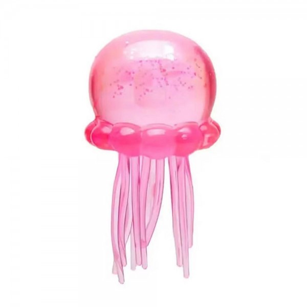 This jellyfish squishy toy is an ocean-inspired novelty with unmistakable wow factor. Featuring a dome-shaped translucent body and dangling tentacle strands, it mimics the graceful form of a real jellyfish while delivering a soft, satisfying squeeze. Perfect for coastal boutiques, novelty gift shops, and toy retailers looking for a squishy that stands apart from standard round stress balls. Its distinctive silhouette makes it a strong impulse buy and an eye-catching display piece that drives customer curiosity.
