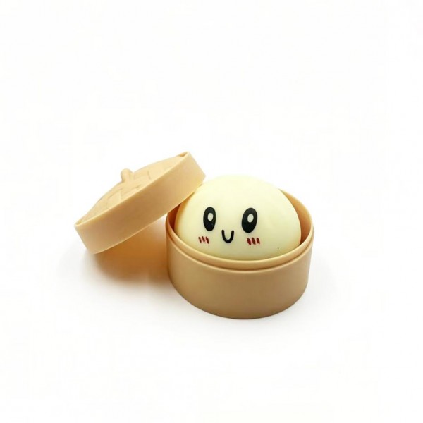 Mini Dumpling Squishy Toy

Cute novelty squishy toy designed as a smiling dumpling in a bamboo-style steamer. Perfect for gifts, impulse buys, and food-themed novelty displays.

- Ages 3+
- Approximately 2" L
