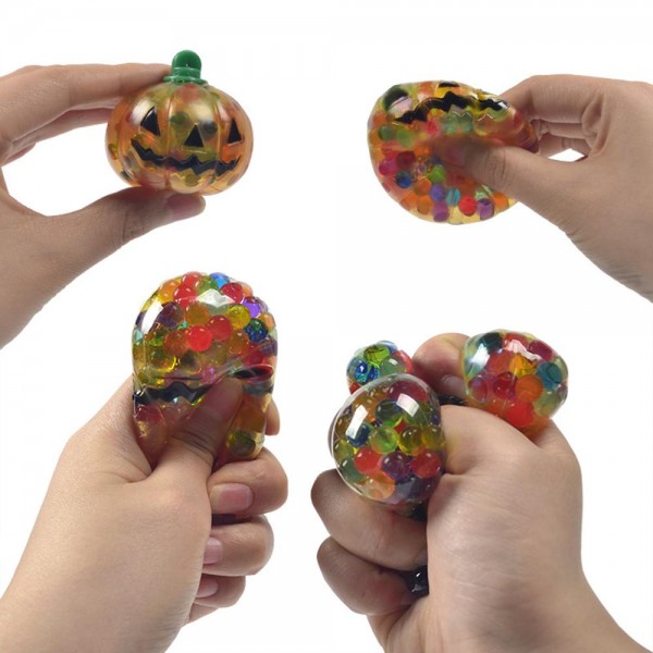 Rainbow Jack O' Lantern Squishy Toy

Cute novelty squishy toy. Perfect for gifts, impulse buys, and holiday-themed novelty displays.

- Random Surprise Color
- Ages 3+
- Approximately 3" L
