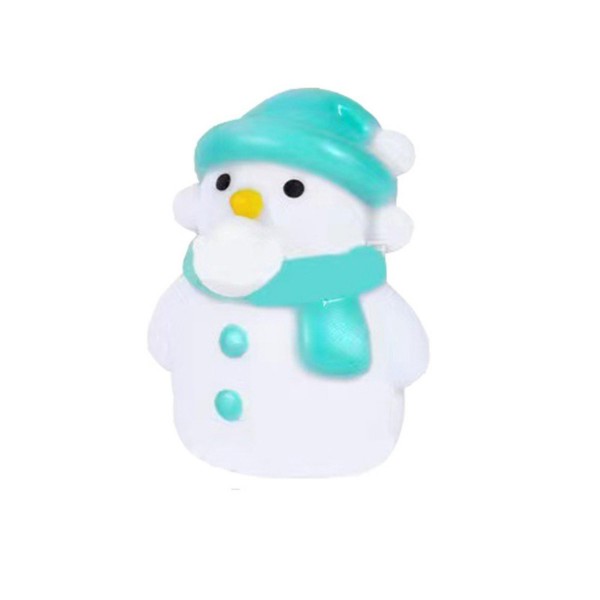 Snowman Squishy Toy

Novelty snowman squishy toy that blows a bubble when squeezed. 

- Ages 3+
- Approximately 3" L