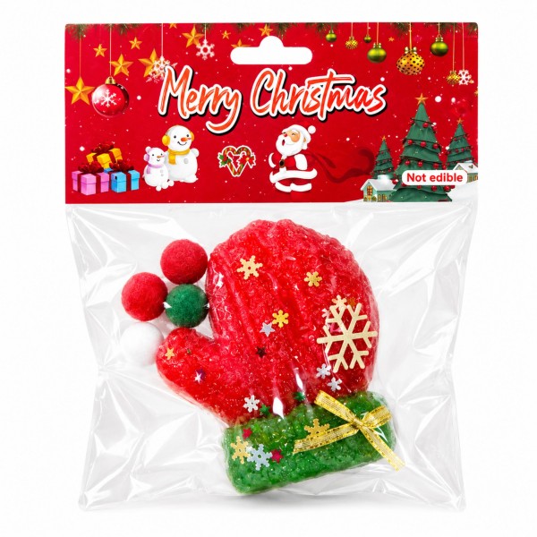Christmas Mitten Squishy Toy

Cute novelty squishy toy designed as a Christmas mitten. Perfect for gifts, impulse buys, and holiday-themed novelty displays.

- Ages 3+
- Approximately 3" L