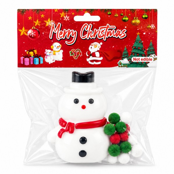 Christmas Snowman Squishy Toy

Cute novelty squishy toy designed as a Christmas snowman. Perfect for gifts, impulse buys, and holiday-themed novelty displays.

- Ages 3+
- Approximately 3" L