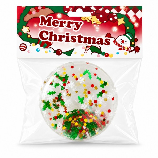 Glitter Christmas Ball Squishy Toy

Cute novelty squishy toy designed as a glitter Christmas ball. Perfect for gifts, impulse buys, and themed novelty displays.

- Ages 3+
- Approximately 4" L