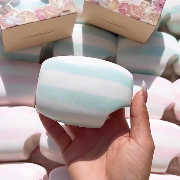 Stripe Soap Squishy Toy

Cute novelty squishy toy designed as a stripe soap bar. Perfect for gifts, impulse buys, and themed novelty displays.

- Ages 3+
- Approximately 3" L