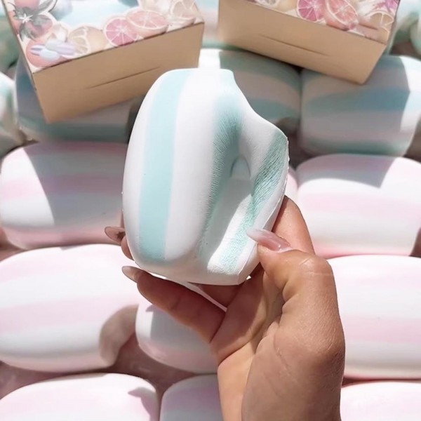Stripe Soap Squishy Toy

Cute novelty squishy toy designed as a stripe soap bar. Perfect for gifts, impulse buys, and themed novelty displays.

- Ages 3+
- Approximately 3" L