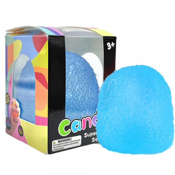Textured Candy Squishy Toy

Cute novelty squishy toy designed as a piece of textured candy. Perfect for gifts, impulse buys, and themed novelty displays.

- Ages 3+
- Approximately 3" L