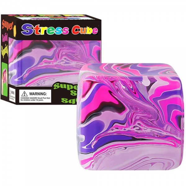 Tie Dye Cube Squishy Toy

Cute novelty squishy toy designed as a tie dye cube. Perfect for gifts, impulse buys, and food-themed novelty displays.

- Ages 3+
- Approximately 3" L