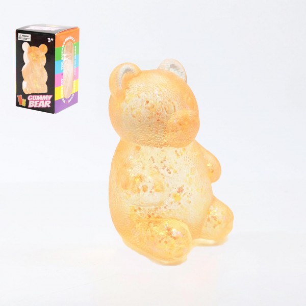 Glitter Bear Squishy Toy

Cute novelty squishy toy designed as a gel glitter bear. Perfect for gifts, impulse buys, and themed novelty displays.

- Ages 3+
- Approximately 3" L