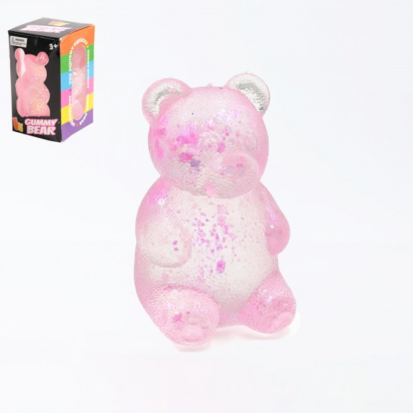 Glitter Bear Squishy Toy

Cute novelty squishy toy designed as a gel glitter bear. Perfect for gifts, impulse buys, and themed novelty displays.

- Ages 3+
- Approximately 3" L