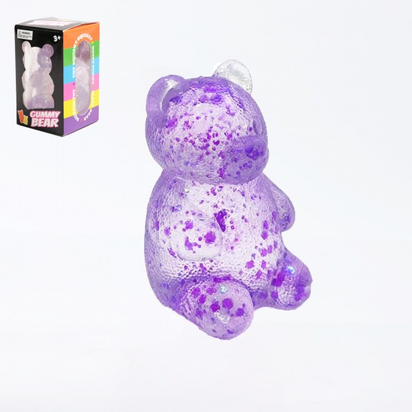 Glitter Bear Squishy Toy

Cute novelty squishy toy designed as a gel glitter bear. Perfect for gifts, impulse buys, and themed novelty displays.

- Ages 3+
- Approximately 3" L