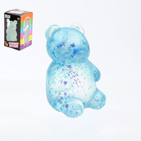 Glitter Bear Squishy Toy

Cute novelty squishy toy designed as a gel glitter bear. Perfect for gifts, impulse buys, and themed novelty displays.

- Ages 3+
- Approximately 3" L