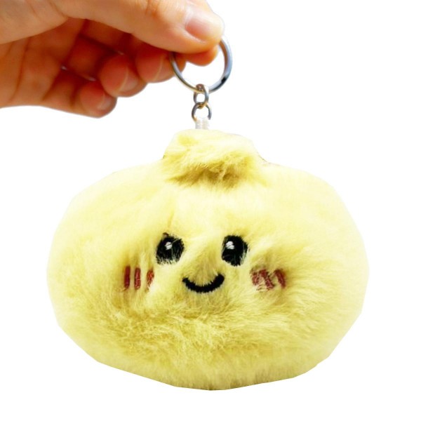 Faux Fur Dumpling Key Ring 

Cute novelty squishy toy designed as a faux fur smiling dumpling keyring. Perfect for gifts, impulse buys, and themed novelty displays.

- Ages 3+
- Approximately 3" L
