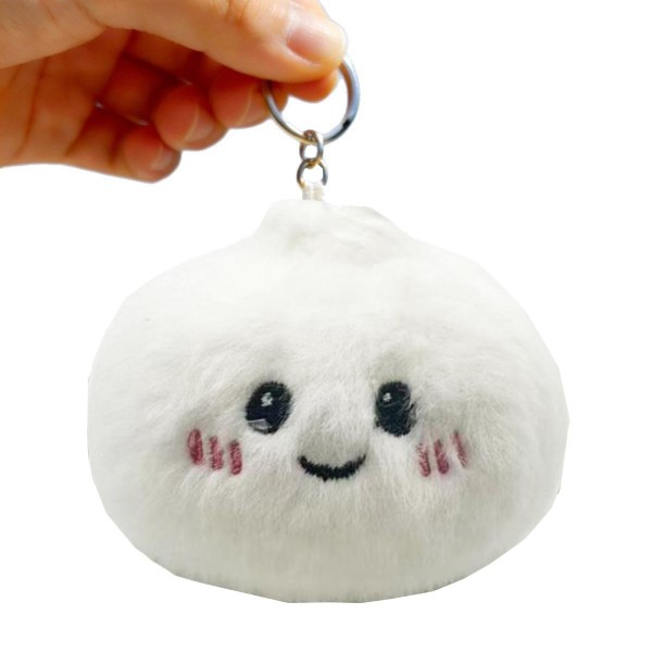Faux Fur Dumpling Key Ring 

Cute novelty squishy toy designed as a faux fur smiling dumpling keyring. Perfect for gifts, impulse buys, and themed novelty displays.

- Ages 3+
- Approximately 3" L