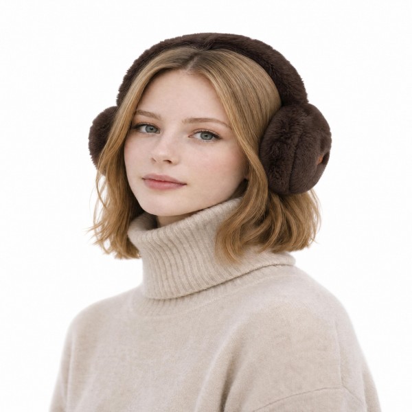 Plush faux fur earmuffs with oversized, cloud soft ear pads and a fully covered faux fur headband. The adjustable band slides to a comfortable fit and keeps ears warm without flattening hair like a beanie can. A cozy, polished winter look for school, commuting, holiday events, and weekend errands. Solid faux fur earmuffs are an evergreen cold weather seller and an easy gift at any price point.