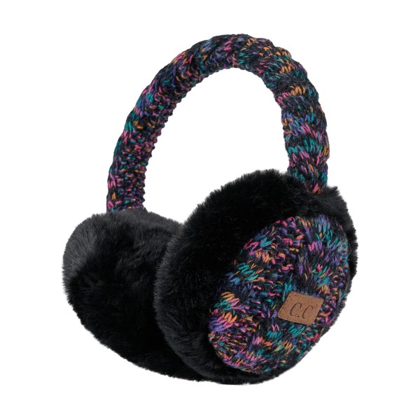 Knit earmuffs with a confetti flecked band and plush faux fur cups that cover the ears without flattening a hairstyle. The band flexes to fit and folds down small enough to live in a coat pocket between wears. Warmer than a headband and easier to pack than a beanie, which makes it the pick for anyone who does not want hat hair. Earmuffs are an easy add on beside gloves and scarves once the temperature drops.