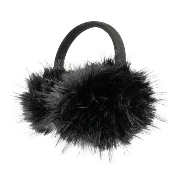 Fluffy Faux Fur Earmuffs with oversized, shaggy pile ear pads that frame the face in soft, cloud like volume. A slim, soft covered headband sits comfortably over the head and keeps ears warm without crushing a blowout or ponytail. Perfect for holiday markets, ice skating, school pickup, and winter travel. Faux fur earmuffs are a fast moving impulse buy and a favorite stocking stuffer, so plan on reorders all season.