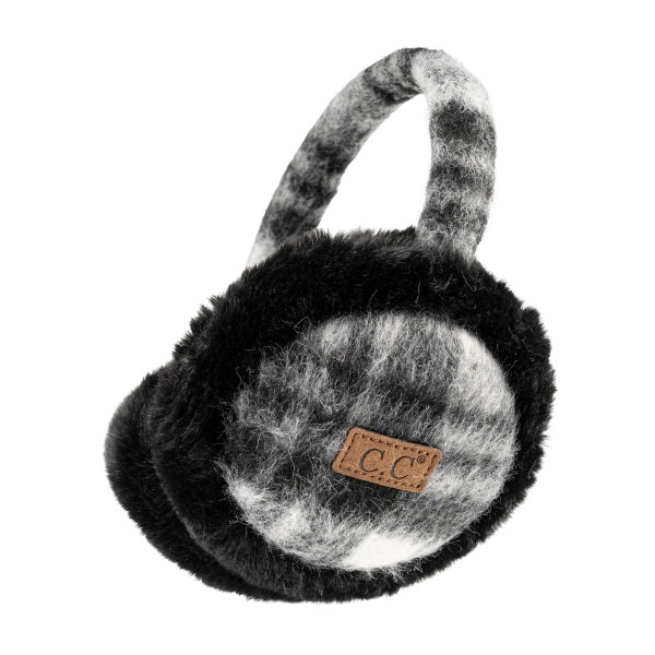 Plaid earmuffs with brushed knit ear covers wrapped in a thick faux fur trim and a matching plaid headband. The cushioned muffs block cold wind while the adjustable band fits comfortably over hair or under a hood. A cozy mix of classic plaid and plush texture that feels right at tailgates, holiday markets, and snowy walks. Earmuffs are a steady winter impulse buy and a go to gift for teens and adults.