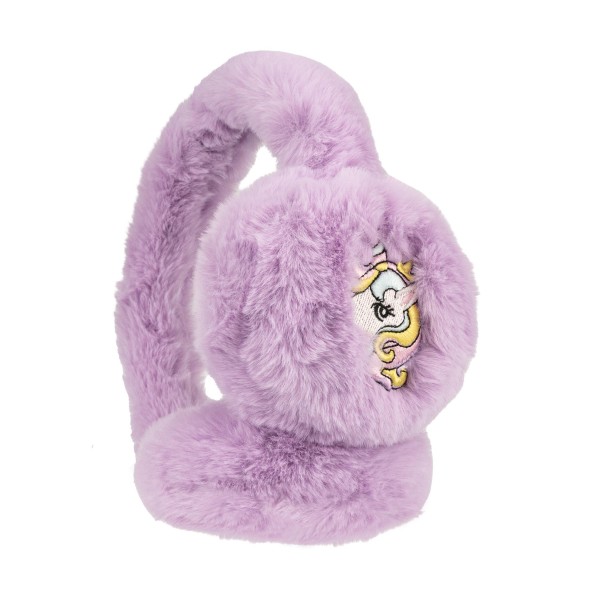 Add a little magic to chilly days with these kids unicorn faux fur earmuffs, featuring an embroidered unicorn patch with a golden mane on plush, fluffy ear cups and a soft padded headband. Whimsical and warm, they slip on easily and stay comfy through playground time, school mornings, and snowy outings. A dreamy stocking stuffer and a sweet seasonal favorite for boutiques and gift shops.