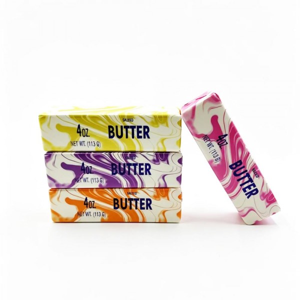 Marbled Butter Stick Squishy Toy

- Soft novelty squishy toy designed to look like a classic butter stick.
- Ages 3+
- Approximately 5.5" L

