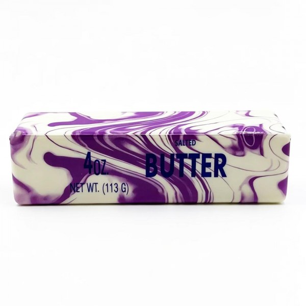 Marbled Butter Stick Squishy Toy

- Soft novelty squishy toy designed to look like a classic butter stick.
- Ages 3+
- Approximately 5.5" L
