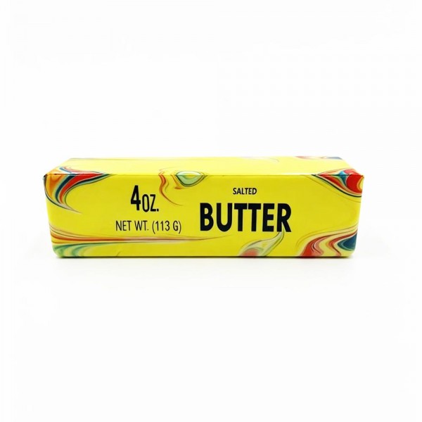 Marbled Butter Stick Squishy Toy

- Soft novelty squishy toy designed to look like a classic butter stick.
- Ages 3+
- Approximately 5.5" L
