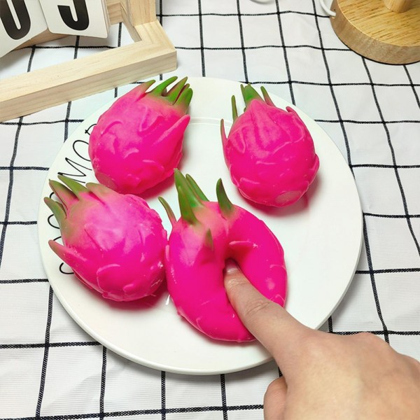 Dragon Fruit Squishy Toy

Novelty squishy toy styled like a classic dragon fruit.

- Ages 3+
- Approximately 3" L