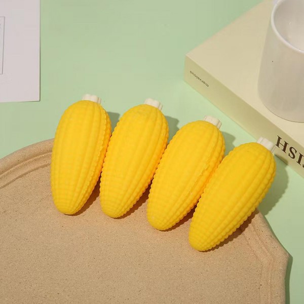 Corn Squishy Toy

- Soft novelty squishy toy designed to look like a classic corn on the cob.
- Ages 3+
- Approximately 3" L

