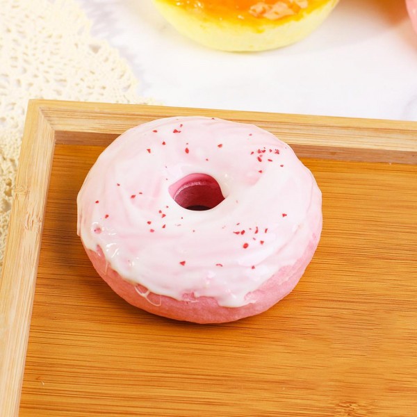 Donut Squishy Toy

Cute novelty squishy toy designed as donut. Perfect for gifts, impulse buys, and themed novelty displays.

- Ages 3+
- Approximately 3" L