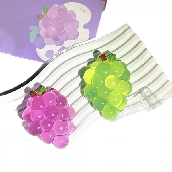 Gel Grapes Squishy Toy

Cute novelty squishy toy designed as a gel grapes. Perfect for gifts, impulse buys, and themed novelty displays.

- Ages 3+
- Approximately 3" L