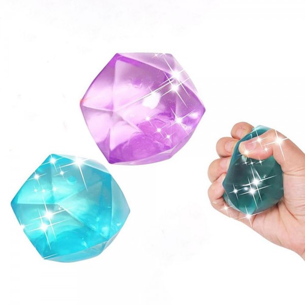 Translucent Polyhedron Squishy Toy

Cute novelty squishy toy designed as a translucent polyhedron . Perfect for gifts, impulse buys, and themed novelty displays.

- Ages 3+
- Approximately 3" L